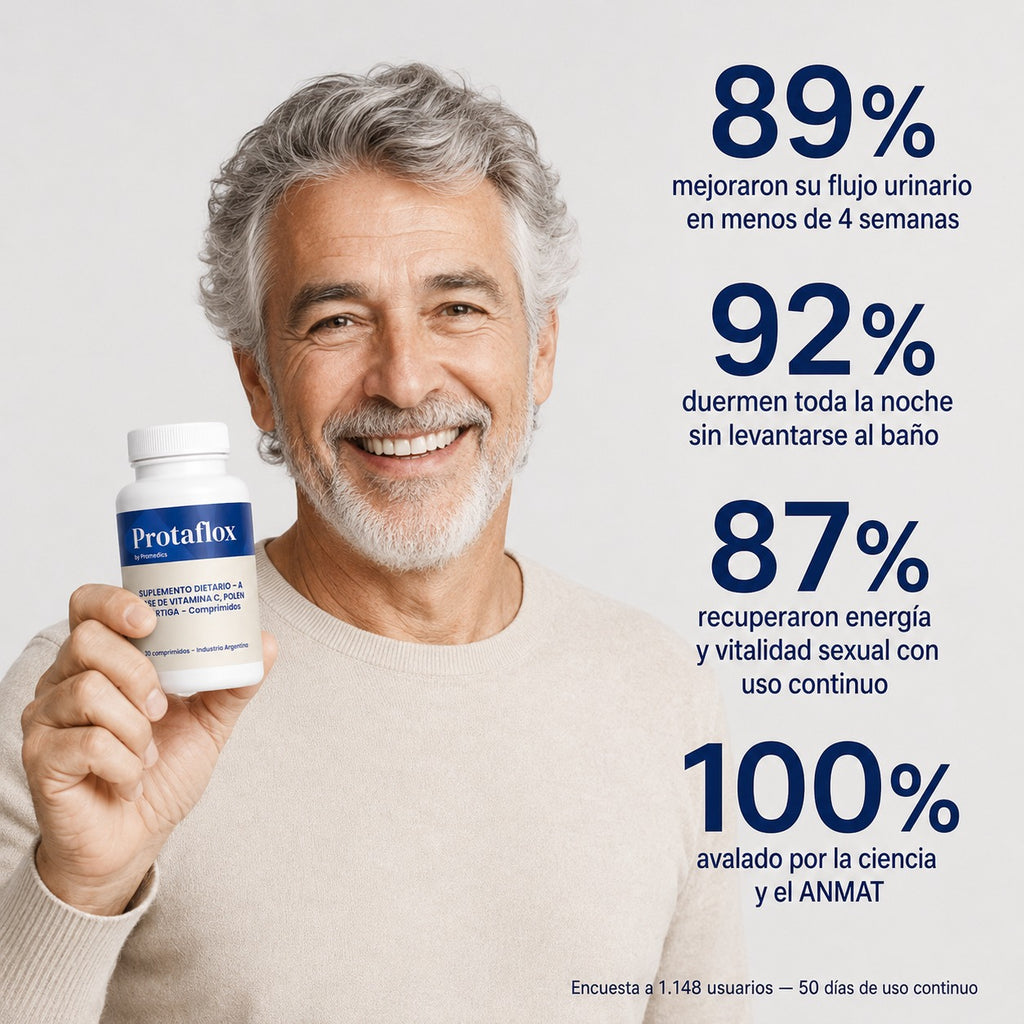 ¡NUEVA EDICION! PROTAFLOX™ Fórmula Natural para la Próstata