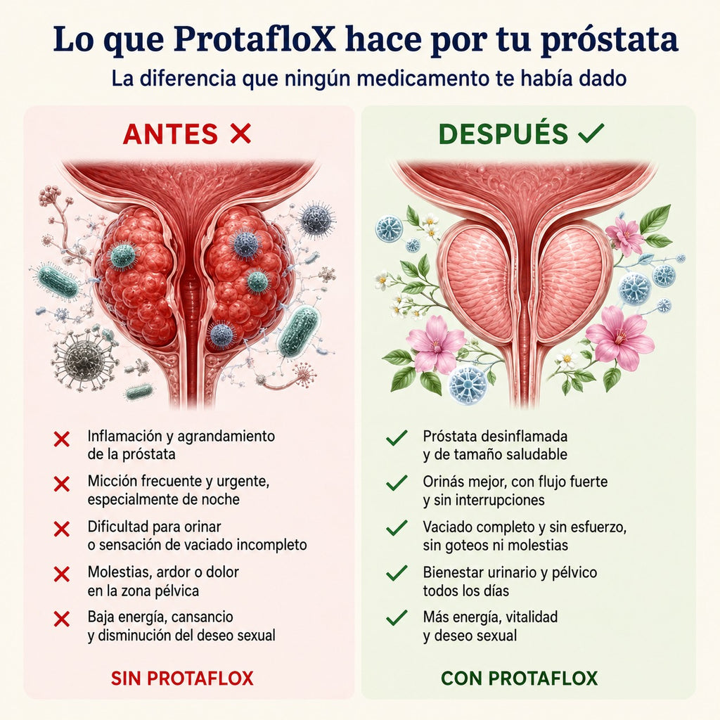 ¡NUEVA EDICION! PROTAFLOX™ Fórmula Natural para la Próstata