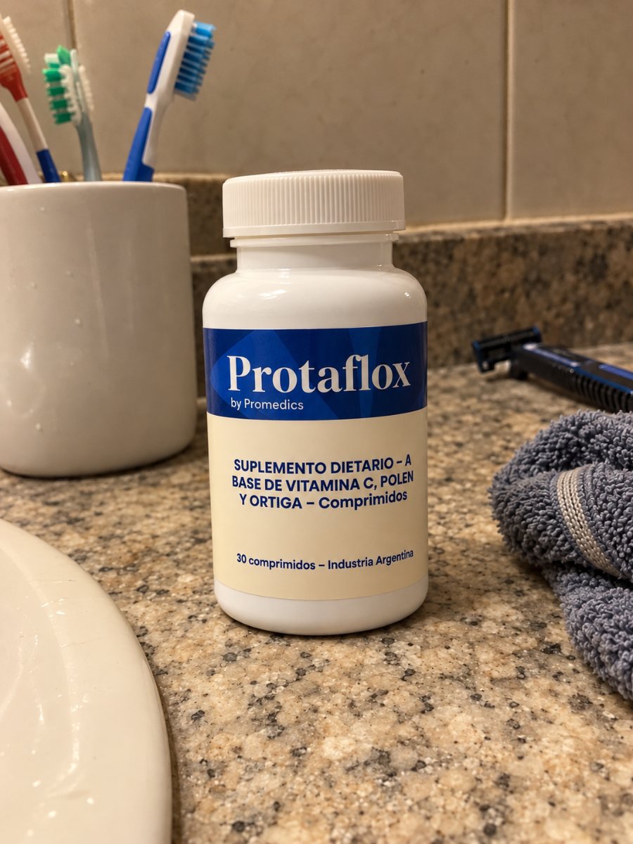 El frasco de ProtafloX que fotografió Héctor P.